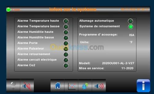 Armoire Programme Incubateur Couvoir  