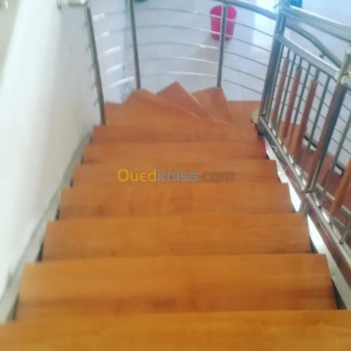 Rampe d'escalier on inox
