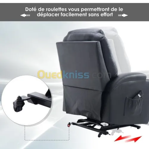 Fauteuil RELAX RELEVEUR et MASSAGE 