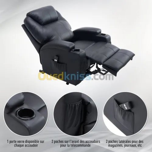 Fauteuil RELAX RELEVEUR et MASSAGE 