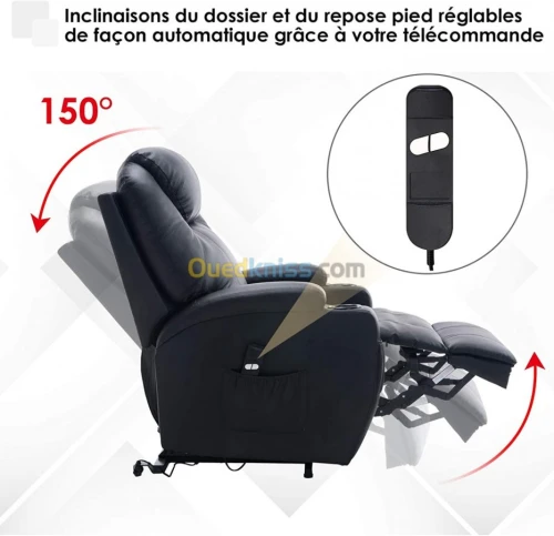Fauteuil RELAX RELEVEUR et MASSAGE 