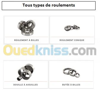 FOUTNITURE Tous types de roulements
