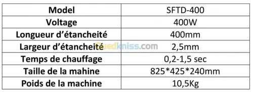 SCELLEUSE À PEDAL   SFTD-400