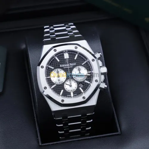 Montre pour hommes AUDEMARS PIGUET Royal OAK noire AP
