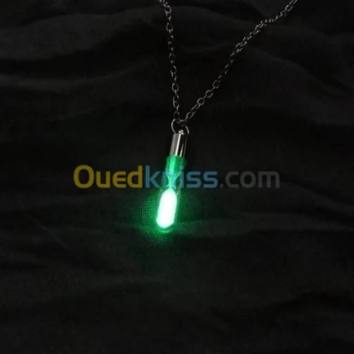 collier sablier lumineux