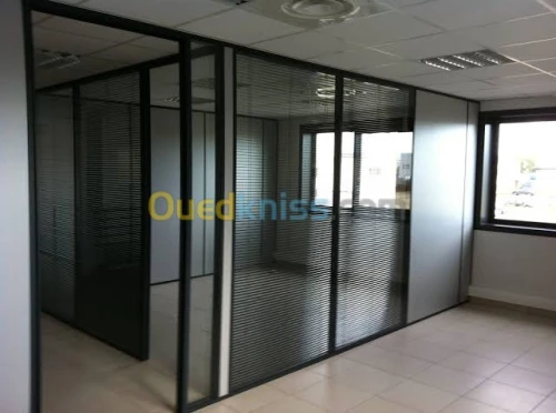 Cloison amovible pour bureaux