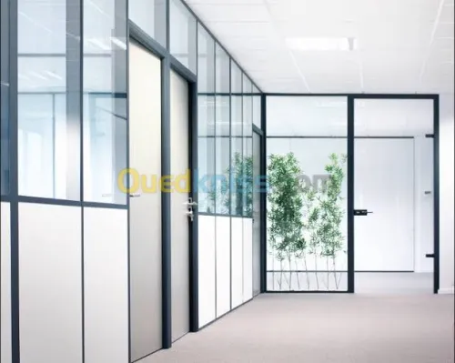 Cloison amovible pour bureaux