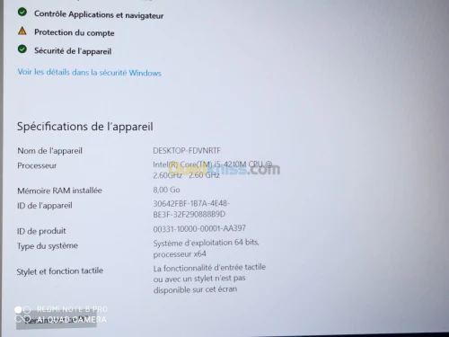 Vente Pc venue de l"Allemagne