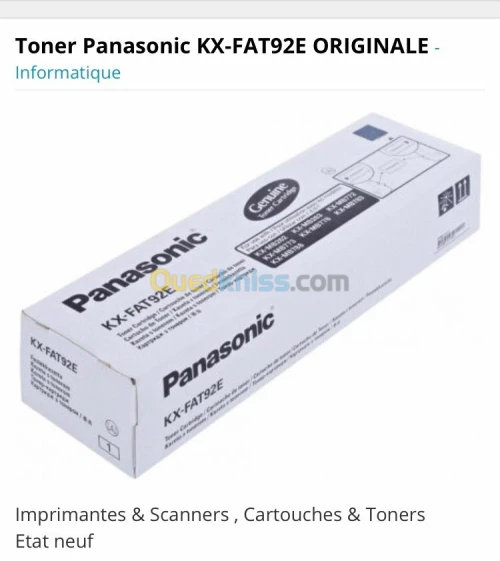 Toner kx-fat 92e