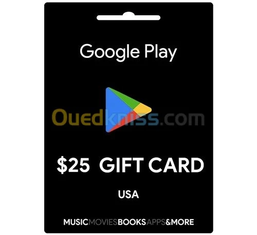 Voucher carte Google play 