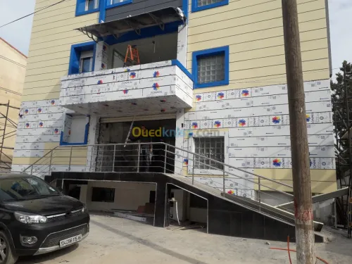 Habillage facade en allucobind +pub