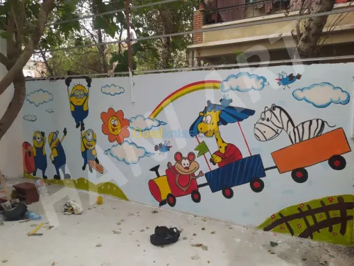 Dessin sur mur