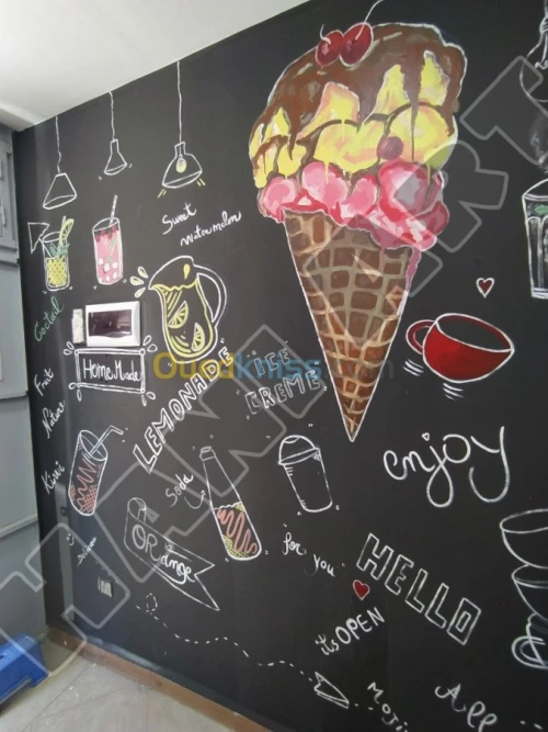 Dessin sur mur