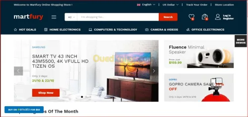 إنشاء موقع  الإلكترونية ecommerce