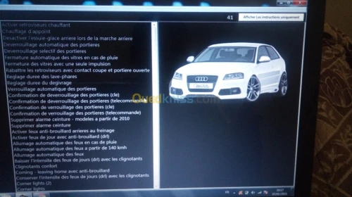 Activation option caché