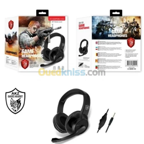 Casque GAMING Téléphonique +MicroPhone