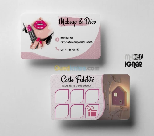 Design et impression CARTE VISITE  
