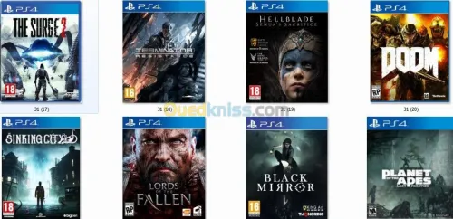 flash ps4 9.00 + jeux