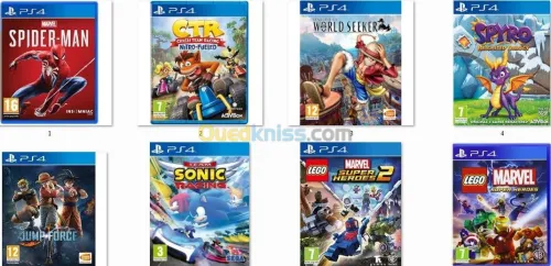flash ps4 9.00 + jeux