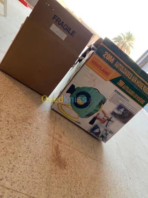 Compresseur + 2 enrouleurs à air 