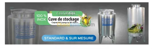 CUVES CITERNES INOX 