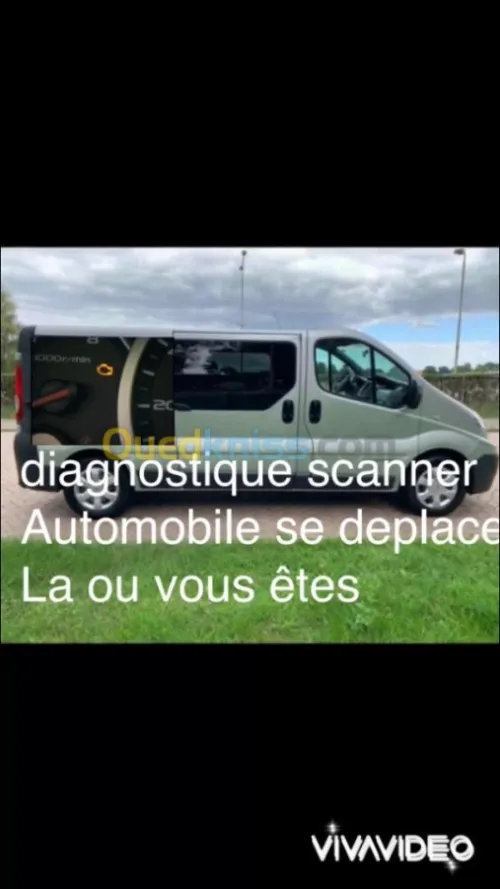 Scanner et decalaminage mobile deplace