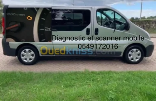 Scanner et decalaminage mobile deplace