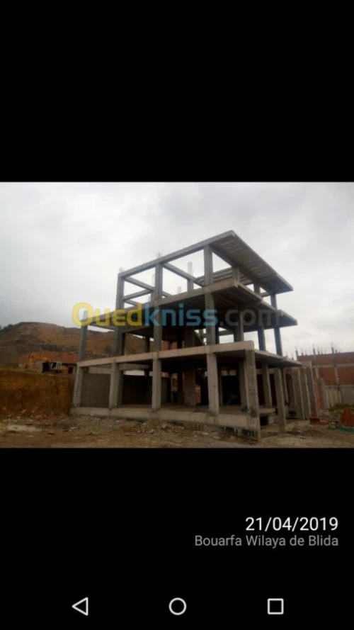 Réalisation villa ,bâtiment, hangar