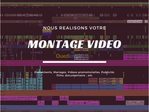 Montage vidéo, Motion design, postprod