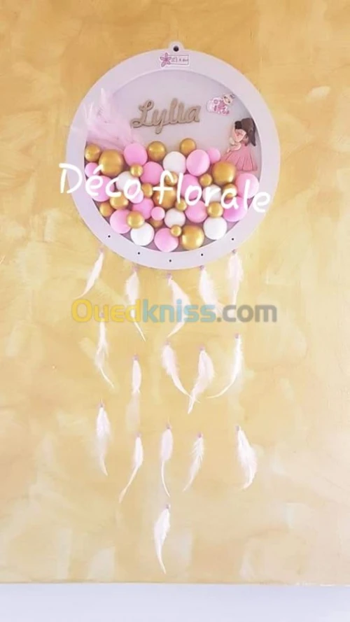 Parure de  Draps et des Dream catcher 