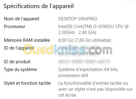 Asus X541UV/ i5 6ème/ 8Go ram/ 920MX
