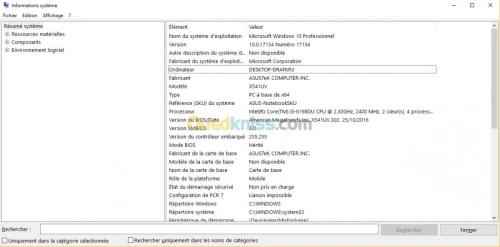 Asus X541UV/ i5 6ème/ 8Go ram/ 920MX