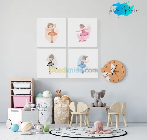 Tableaux chambre enfant - Ballerina