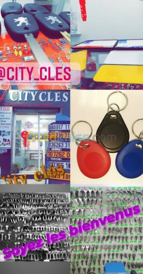 Serrurier clés minute plaque auto