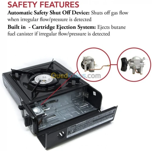 Réchaud valise à gaz portable