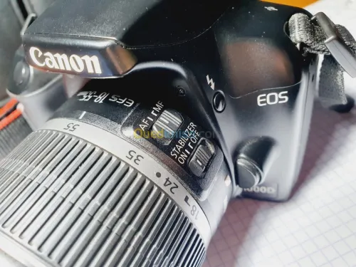 Canon 1000d avec objectif 18-55mm 