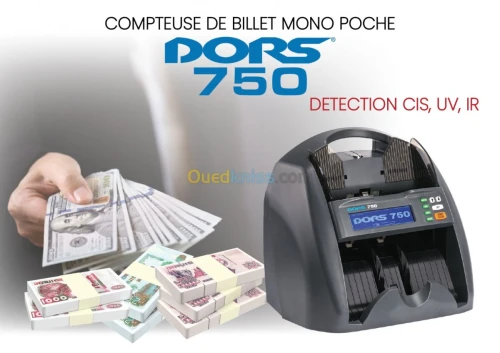COMPTEUSE DE BILLET MONO POCHE DORS750