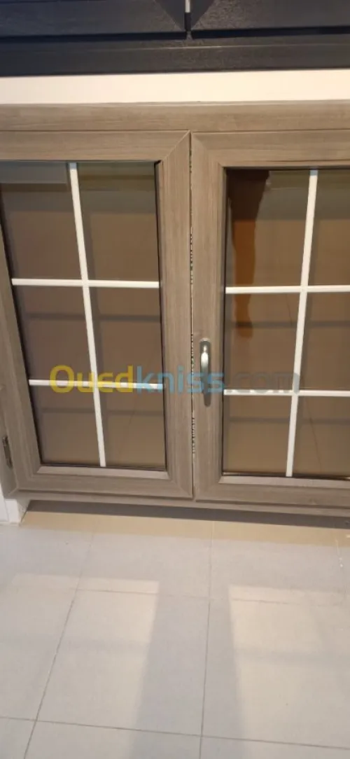 cabine de douche/fenetre PVC aluminium
