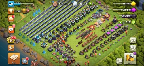 Compte clash of clans hdv 13 max