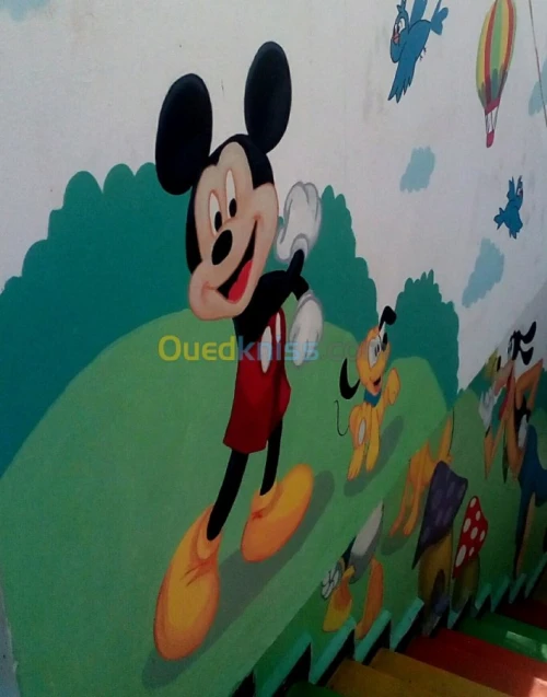 dessinateur mural pour enfant