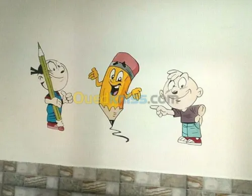 dessinateur mural pour enfant