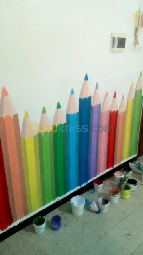 dessinateur mural pour enfant