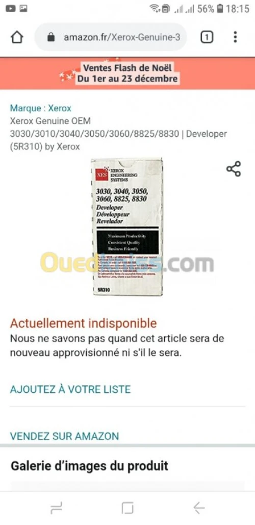 Developpeur xerox 005R00310