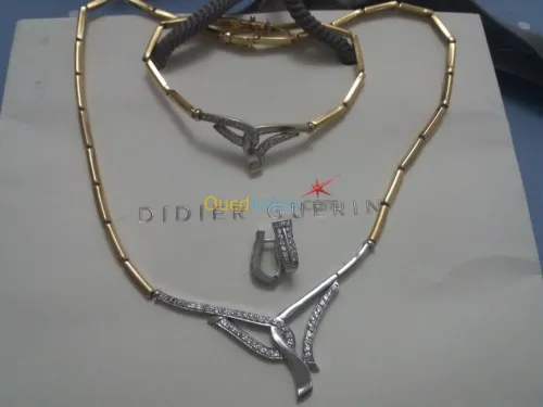 occasion collier&gourmette+boucles