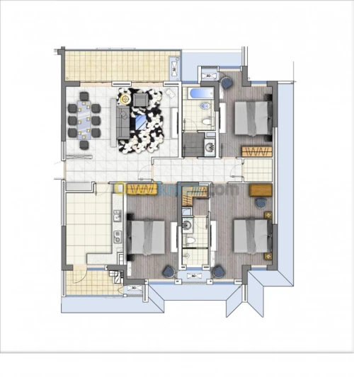 Vente Appartement F4 Annaba Annaba