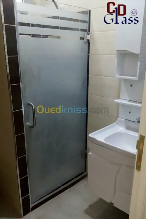Cabines de douche en verre trempé