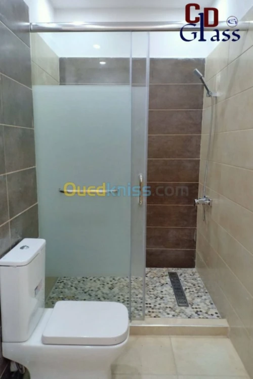 Cabines de douche en verre trempé