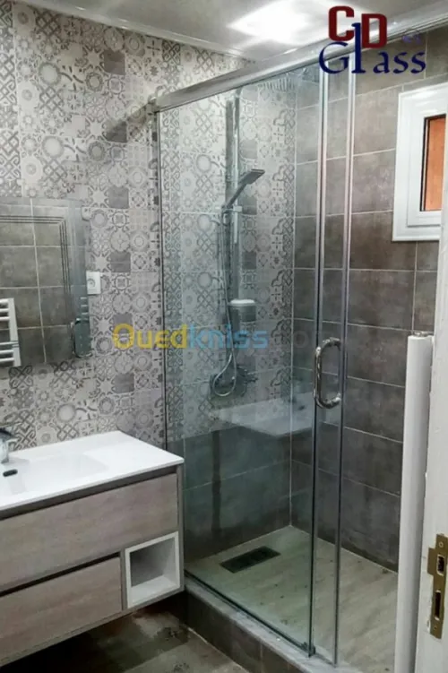 Cabines de douche en verre trempé