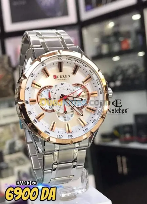 Promotion fin d'année montre CURREN or