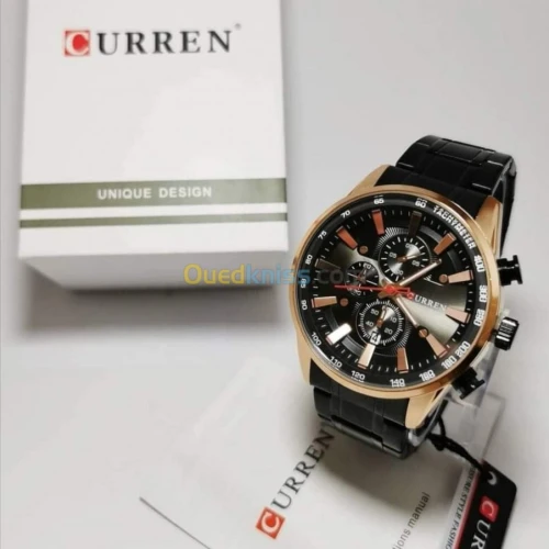 Promotion fin d'année montre CURREN or